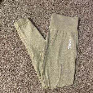 beige adapt marl seamless leggings